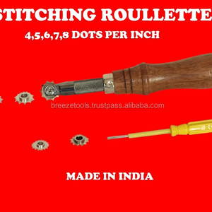 Leather Stitching Roulette <b>Tool</b> <b>Set</b> Edge Beveler Leather Craft <b>Tools</b> | Stamping Kit Professional <b>Hand</b> <b>Tool</b> | India 2026 Product - Product Image 6