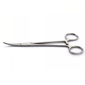 Pinzas Hemostáticas Curvas para Arterias, con Punta Serrada y Bloqueo, Alicates Dentales, Instrumento Quirúrgico para Clínicas Médicas - Product Image 6