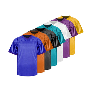 เสื้อกีฬาแขนสั้นคอวี ผ้าโพลีเอสเตอร์ 100% ระบายอากาศ ซับเหงื่อ ดีไซน์ปรับแต่งได้ คุณภาพดีที่สุด ขายดี - Product Image 3