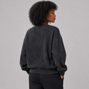 Sweat-shirts délavés pour femmes, best-sellers, nouvelle collection, vêtements de mode confortables pour femmes, OEM - Product Image 4