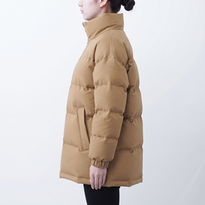 Chaqueta Acolchada con Cierre Completo para Mujer, Cuello Alto, Manga Larga, Abrigo Cálido de Moda para Invierno - Product Image 6