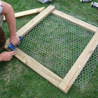 Grillage robuste pour cages à volailles, enclos à lapins et protection agricole