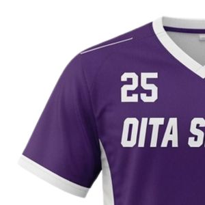 Maillot de lacrosse unisexe violet en polyester, coupe athlétique légère, uniforme sportif, vêtements d'entraînement - Product Image 5