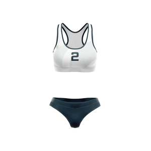 Ensemble de soutien-gorge de sport à séchage rapide personnalisé 2026 pour filles et femmes, tenue de volley-ball de plage sexy avec sublimation - Product Image 6