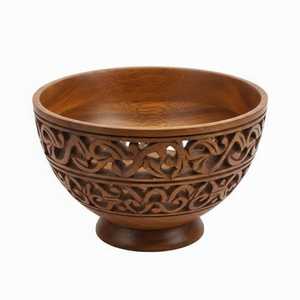 Luxury Decorative Glass Bowl with Metal Rim Elegant Fruit Serving Bowl for Home Decor - Product Image 2