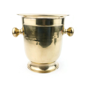 Cubo de Hielo para Champán de Acero Inoxidable Dorado en Oferta, Enfriador de Vino de Lujo con Pinzas, Enfriador de Bebidas Aislado para Fiestas y Bares - Product Image 5