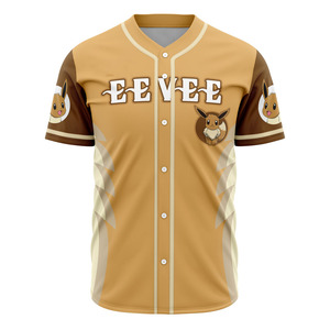 เสื้อเบสบอลเปล่าแบบเรียบ พิมพ์ลายแบบซับลิเมชั่น ชื่อและหมายเลขทีมแบบกำหนดเอง ชุดยูนิฟอร์ม - Product Image 3