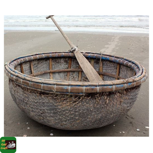 เรือไม้ไผ่ธรรมชาติสำหรับตกปลาในทะเลสาบ แม่น้ำ ใช้พักผ่อนหย่อนใจกลางแจ้ง รองรับ 2-4 คน แข็งแรง ทนทาน เสถียร จากเวียดนาม - Product Image 5
