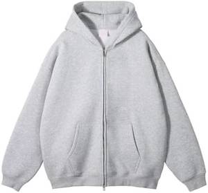<b>Women</b> Oversized Zip Up Hoodie With <b>Soft</b> Fleece Lining Quick Dry And Comfortable Ladies Zipper <b>Hoodies</b> For Girls - Product Image 5