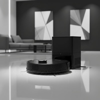 Aspirateur robot intelligent Sudex M70 avec contrôle WiFi par application, navigation laser, nettoyage humide et sec, auto-vidage et collecte automatique des poussières
