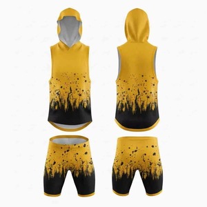 7v7 Jersey Sleeveless <b>Hoodies</b> Sublimated 7 on 7 Flag Football Uniforms Custom Logo Youth Compression With Hood <b>American</b> Suit Set - Product Image 6