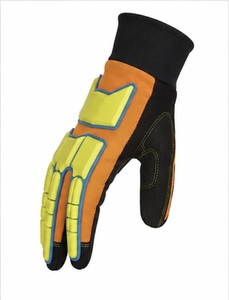 ถุงมือกันกระแทก MUBASHAR PRO GRIP INTERNATIONAL สำหรับงานภาคสนาม ดีไซน์ตามหลักสรีรศาสตร์ทันสมัย เคลือบไนไตรล์บริเวณฝ่ามือ - Product Image 1