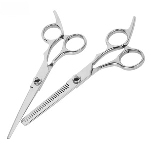 Ciseaux à effiler professionnels Ryzer Studio en acier inoxydable, pointe affûtée, pour droitiers, usage en salon, manche long non pliable, pour cheveux - Product Image 3