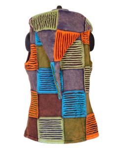 Veste à capuche tendance de style bohème, mélange couleur, pour hommes, CSWJ 400 C - Product Image 2