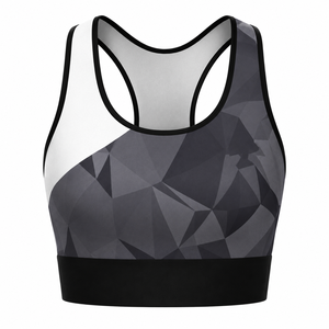 Sujetador Deportivo para Mujer, Transpirable, de Secado Rápido, Soporte Medio, Sin Tirantes, Cuello en U, con Relleno Extraíble, para Yoga, Fitness, Gimnasio y Entrenamiento - Product Image 1