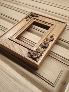 Decorative Wooden Mirror <b>Frame</b> High-polished Finish Modern Enhances Bedroom Bathroom Aesthetics Classic Charm Handmade Wedding - Product Image 3