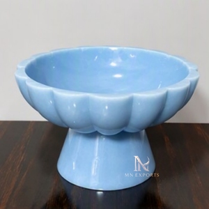 Tazón de Servir de Resina Pulida Hecho a Mano, Clásico, Ecológico, de Lujo, Plato Decorativo para Frutas, Decoración de Mesa, Artístico, para el Hogar y la Cocina - Product Image 1