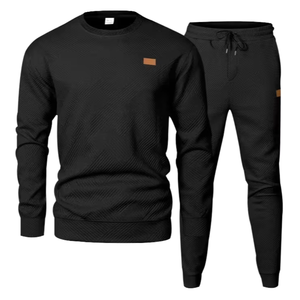 Conjunto Deportivo Premium para Hombre, Sudadera de Cuello Redondo y Pantalones de Algodón - Product Image 3