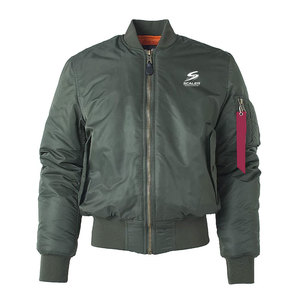 Casual Fit <b>Stand</b> Collar Bomber Winter Jacket for Men Front Logo Soft Inner Lining Windproof & Breathable High Quality - Product Image 1