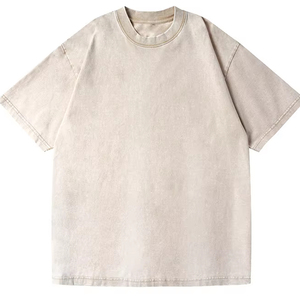 Camiseta Personalizada de Alta Calidad, 240 g/m², Corte Cuadrado, 100% Algodón Transpirable, Hombros Caídos, Estilo Holgado, Tallas Grandes - Product Image 2