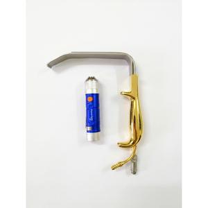 Écarteur de poitrine à fibre optique plaqué or, lame en acier allemand de 30 mm x 150 mm - Product Image 1