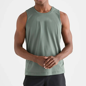 เสื้อกล้ามออกกำลังกายผู้ชายขายส่งสำหรับการออกกำลังกาย – เสื้อกล้ามคอกลมแห้งเร็วสำหรับเพาะกายและการออกกำลังกาย 2026 - Product Image 2