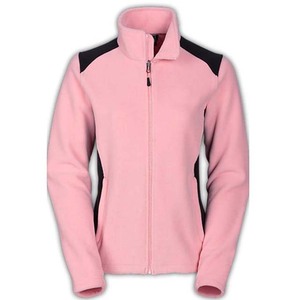 Chaqueta polar para mujer con cremallera completa, cuello alto, transpirable, para uso en exteriores en otoño e invierno, corte regular, color sólido. - Product Image 2
