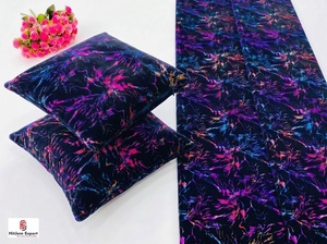 Tissu en velours imprimé personnalisé, vêtements de luxe, robes de soirée, textile, fabricant OEMODM - Product Image 3
