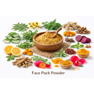ผงสมุนไพรธรรมชาติผสมผสานกับใบหน้า100% - Product Image 1