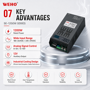 Corriente de voltaje ajustable de alta calidad, fuente de alimentación conmutada de CA a CC, 1200 V, 110V, 12V, 24V, 36V, 48V, <span class=keywords><strong>72V</strong></span>, 96V, 150V, 220V, V - Product Image 5