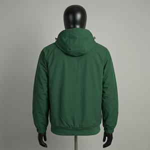 <b>Mens</b> Classic Hooded Anorak <b>Jacket</b> Button Neck Half Placket <b>Pullover</b> Lightweight Casual Utility <b>Jacket</b> With Front Zip Pocket - Product Image 2
