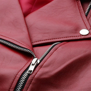 High Demand Trendy Outfit Women Leather Jacket <b>Waterproof</b> Front <b>Zipper</b> Style Full Sleeves Women Leather Jacket - Product Image 4