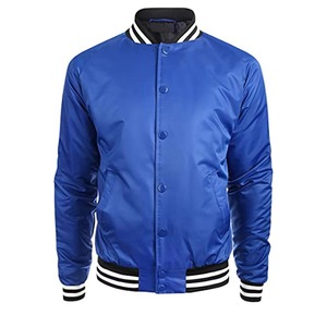 Chaqueta bomber de satén personalizada de alta calidad, poliéster, para invierno, para hombre y mujer, estilo béisbol, para hombre, subida por Dress Sports - Product Image 1