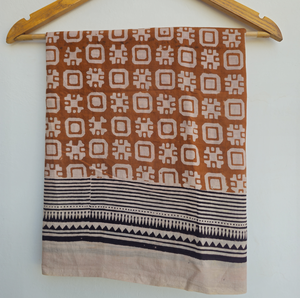 Wholesale Hand Block Print 100% Soft Cotton <b>Sarong</b> Bagru Floral Pareo Beach Cover Up for Women Summer Vacation <b>Wrap</b> Bohemian - Product Image 4