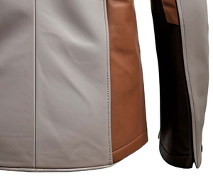 Vestes en cuir respirantes pour hommes grandes tailles - Toutes saisons Tamda International Manches longues 280g Logo personnalisé devant et derrière - Product Image 6