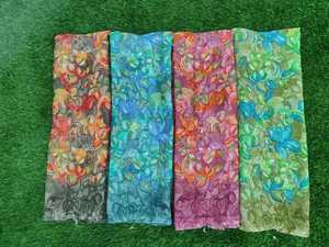 Sari tradicional de georgette con blusa, elegante y ligero, proveedor de telas para exportación - Product Image 2