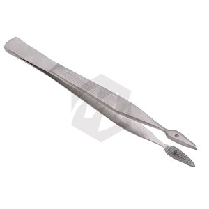 Pince à épiler chirurgicale Walter-CARMALT Splinter Forceps 4,75 pouces à pointe droite en acier inoxydable, antidérapante, pour premiers secours et usage médical - Product Image 2