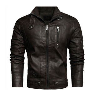 Chaqueta de Cuero para Hombre a Prueba de Viento, Último Modelo, Venta al Por Mayor, Chaqueta de Cuero Impermeable para Hombre, Superventas - Product Image 1