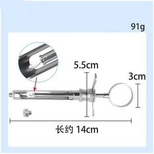กระบอกฉีดยาสำหรับทันตกรรม 1 ชิ้น ทำจากสแตนเลส แบบกดปรับปริมาณได้ อุปกรณ์ผ่าตัดทางทันตกรรม เครื่องมือผ่าตัดทางทันตกรรม - Product Image 5