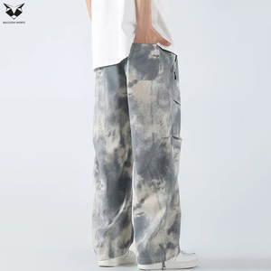 Pantalon de jogging ample et décontracté, sur mesure, de qualité supérieure, en molleton de coton durable pour hommes - Product Image 4