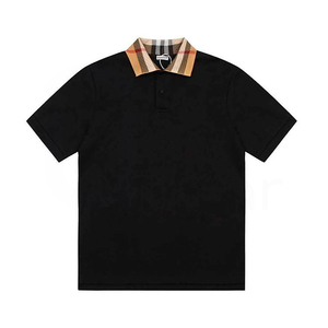 Camiseta de Manga Corta Negra para Hombre, Diseño Sólido, Estilo Casual, Tejido de Poliéster, Secado Rápido, Corte Regular - Product Image 1