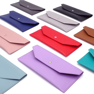 Cartera de Cuero de Nuevo Diseño, Portátil, Tipo Sobre Largo, Bolsa para Dinero, Elegante Monedero, Tarjetero Pequeño para Efectivo - Product Image 4