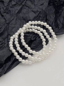 Pulsera de Cuentas de Resina de Moda, Joyería Acrílica Elástica Hecha a Mano para Mujeres y Adolescentes, Regalo - Product Image 4