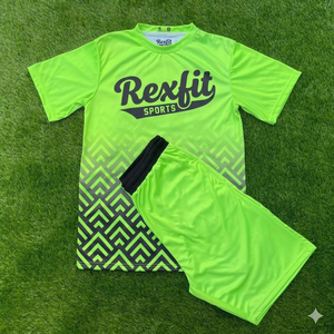 ชุดกีฬาผู้ชาย REXFIT SPORTS เสื้อและกางเกงขาสั้นแบบกำหนดเอง ชุดฝึกซ้อมฟุตบอล ระบายเหงื่อได้ดี ผลิตโดย OEM - Product Image 6
