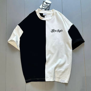 Men's Quick Drying Summer Sports Short Sleeved Custom Design Fashion Oversized Cool Knitted Eco-Friendly Anti-Pilling <b>Tshirt</b> - Product Image 2