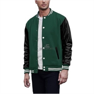 Veste universitaire personnalisée pour homme, vêtement d'extérieur de baseball, respirante, coupe régulière, coupe-vent, style streetwear universitaire - Product Image 6