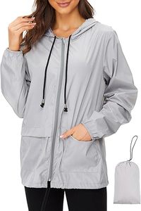 OEM Color Block Windbreaker Jacket Manufacturer Women's Lightweight Sports Windbreaker Jacket Waterproof Hooded Windbreaker - Product Image 1