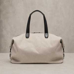 Bolsa de Viaje de Lona y Cuero para Hombre, Estilo Vintage, Resistente, Bolsa Deportiva para Gimnasio, Bolsa de Viaje para Fin de Semana, LCDB-0011D - Product Image 3
