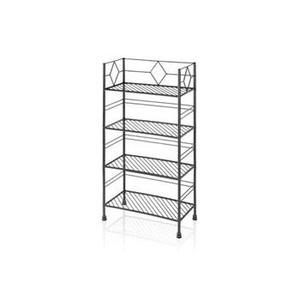 Modern Metal Iron Wooden Shelf Customized Shape Large Size Indoor Bedroom <b>Display</b> <b>Rack</b> Stylish Home Furniture - Product Image 1