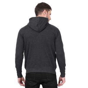 Sweat-shirt à capuche pour homme, grande taille, fermeture éclair complète, sweat-shirt personnalisé, broderie, manches régulières, polaire technique - Product Image 6